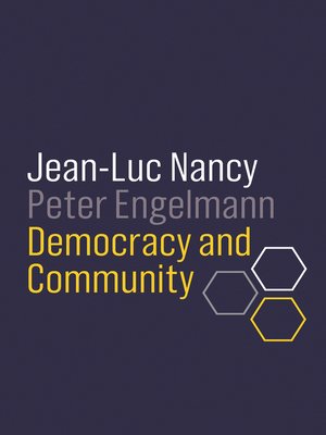 cover image of Democracy and Community